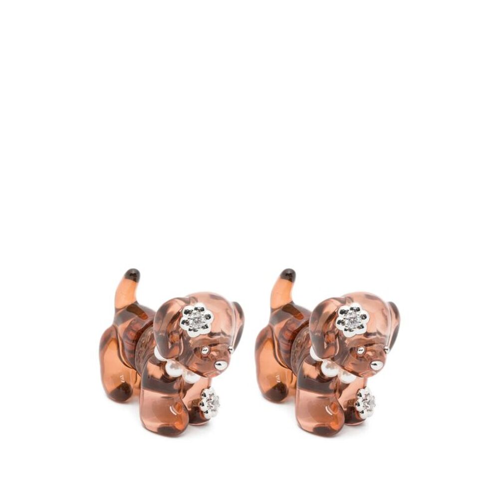 Yvmin Brown Earrings Women